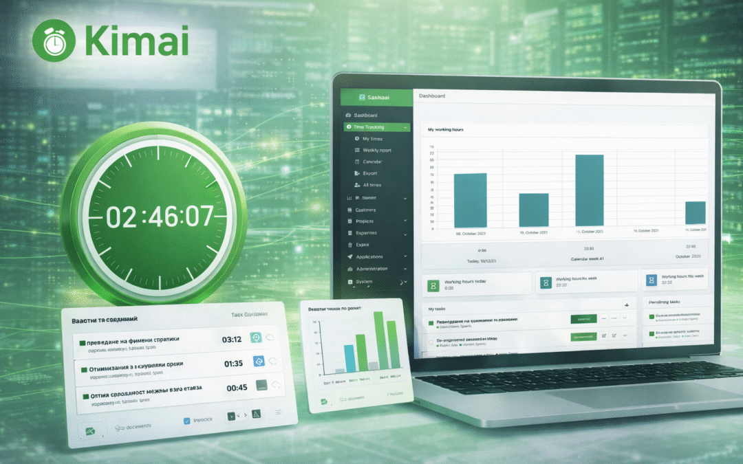 Kimai – интелигентно отчитане на работното време за фирми и екипи